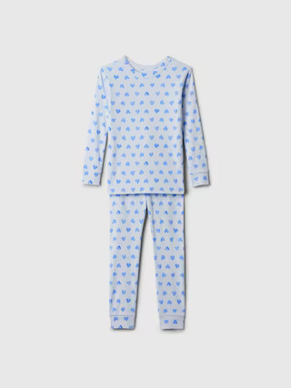 babyGap 100% Organic Cotton Heart PJ Set | Gap Factory