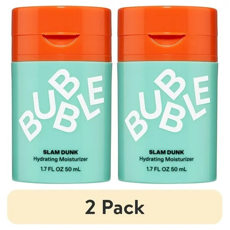 (2 pack) Bubble Skincare Slam Dunk Hydrating Face Moisturizer for Normal to Dry Skin 1.7 fl oz/ 50mL | Walmart (US)
