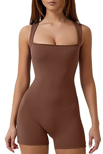 QINSEN Plus Size Womens Sexy Tube Top Style High Waist Short Jumpsuit Outfit for Summer XL | Amazon (US)