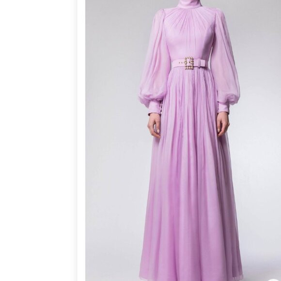 Pleated Silk Gown By Andrew Gn | Poshmark