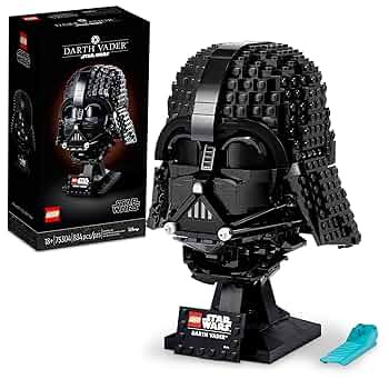 LEGO Star Wars Darth Vader Helmet Building Set, Mask Model Kit for Adults to Build and Display, C... | Amazon (US)