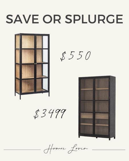 Save or Splurge - Glass Cabinet! Beautify your interiors with these gorgeous cabinets!

furniture, home decor, interior design, cabinets #LuluandGeorgia #Target

Follow my shop @homielovin on the @shop.LTK app to shop this post and get my exclusive app-only content!

#LTKHome #LTKSeasonal #LTKSaleAlert