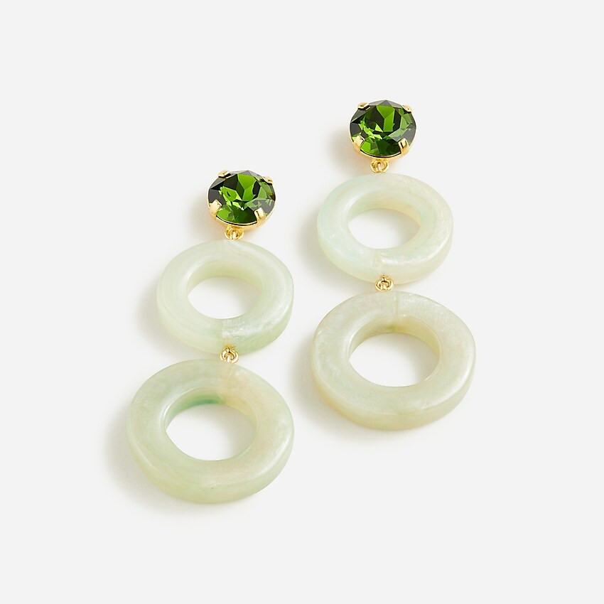 Made-in-Italy round drop earrings | J. Crew US