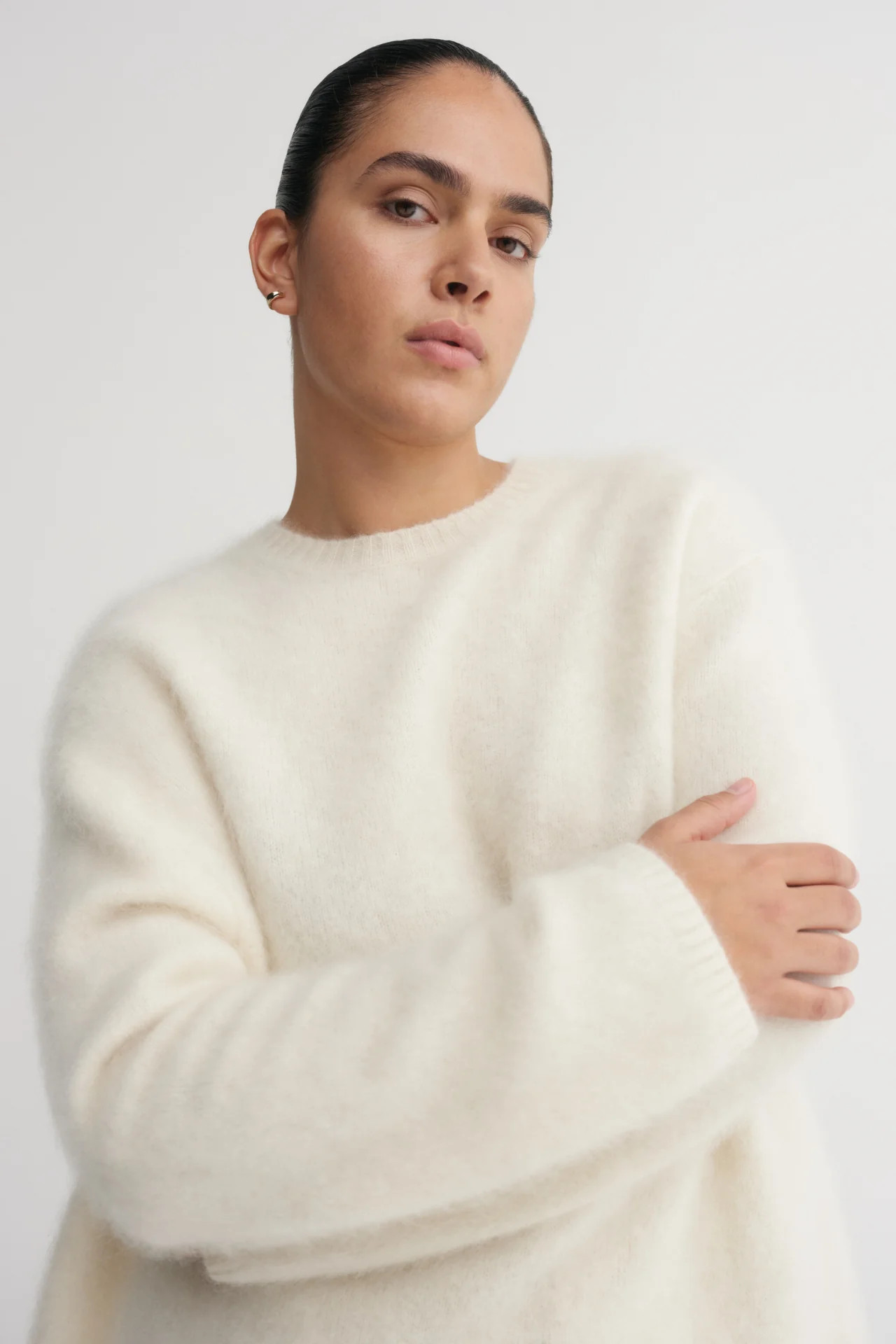 Floy Cashmere Sweater, cream | Almada Label