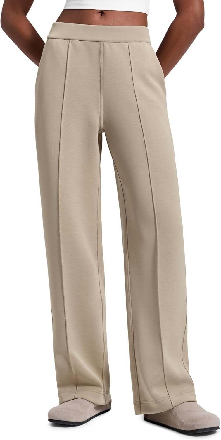 CRZ YOGA SoftAura Pintuck Sweatpants 30" | Amazon (US)
