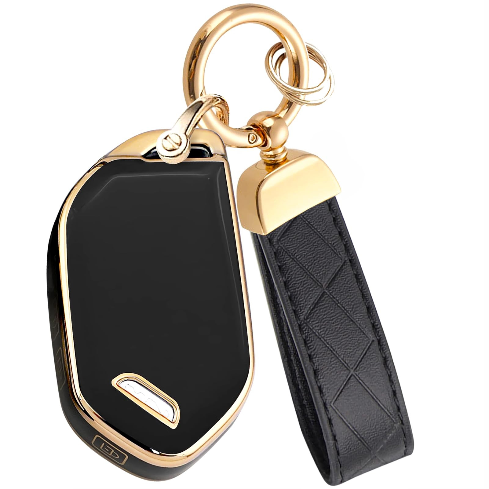 Montague Key Fob Cover for KIA with Leather Keychain, Premium TPU Key Case Shell for Kia Tellurid... | Amazon (US)