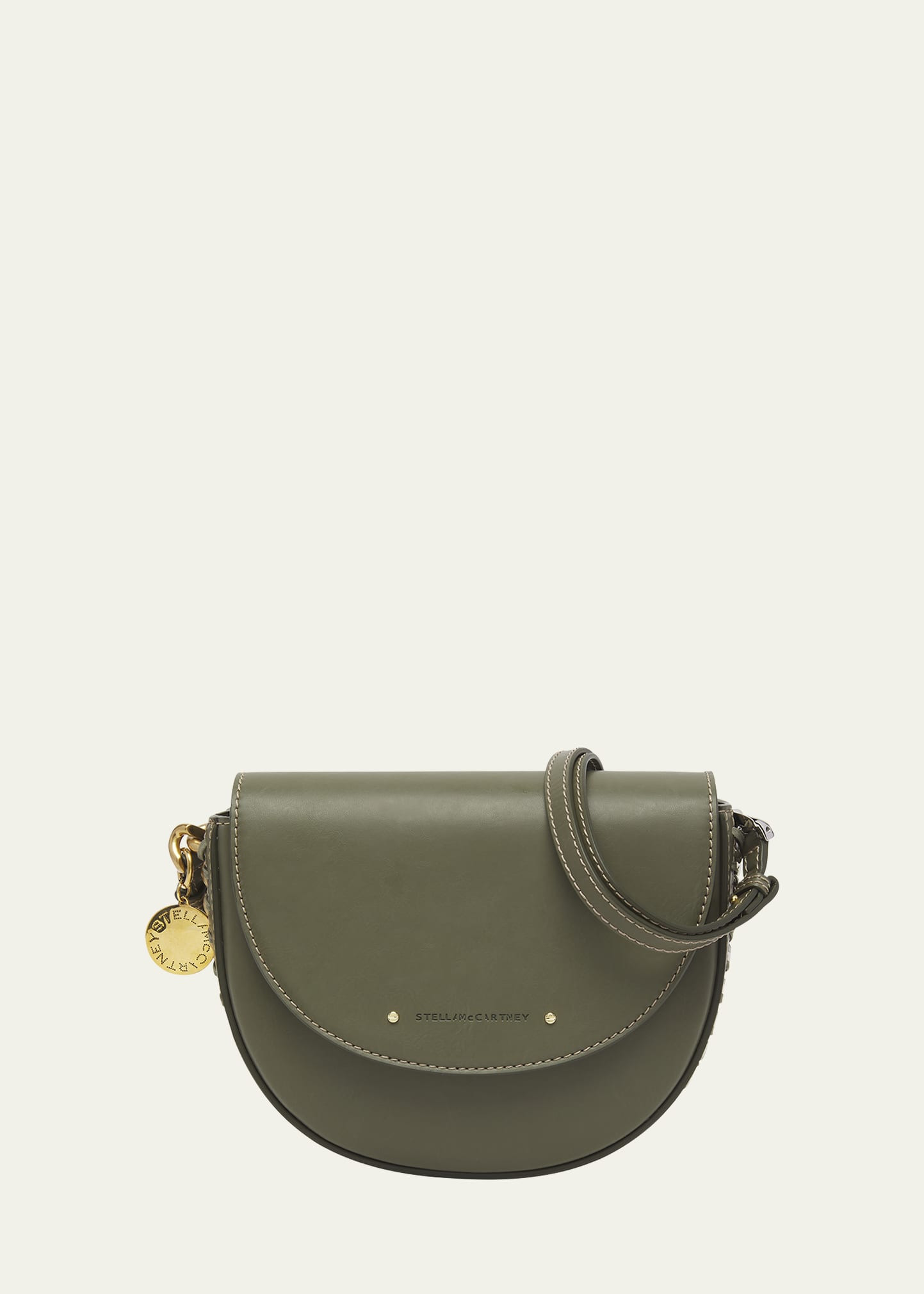 Stella McCartney Vegan Leather Saddle Shoulder Bag | Bergdorf Goodman