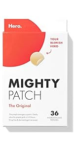 Mighty Patch™ Original patch from Hero Cosmetics - Hydrocolloid Acne Pimple Patch for Covering ... | Amazon (US)