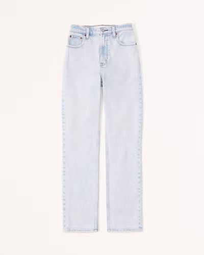 Women's Ultra High Rise 90s Straight Jean | Women's New Arrivals | Abercrombie.com | Abercrombie & Fitch (US)