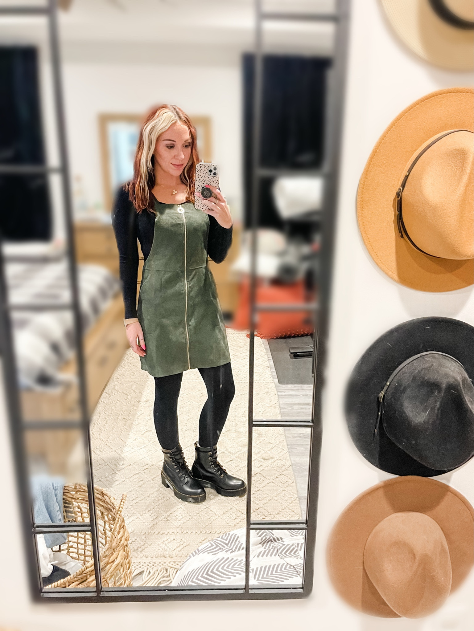 corduroy dress • pinafore dress • Doc Martens • combat boots

#LTKfindsunder100 #LTKstyletip #LTKfindsunder50