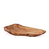 Torre & Tagus Costa Carved Wooden Platter, Large, Brown | Amazon (US)