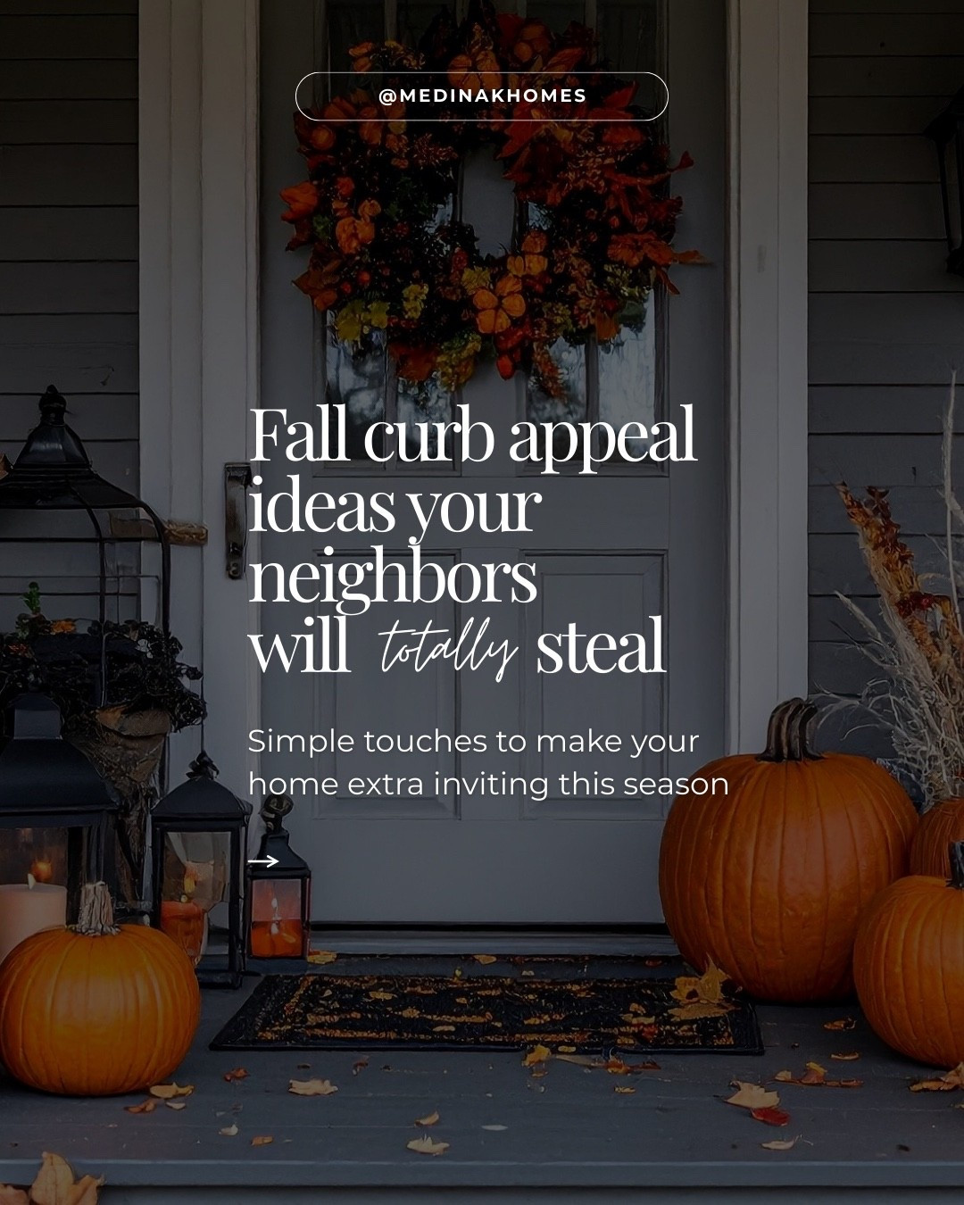 Fall curb appeal starts at your front porch—think cozy outdoor lighting, seasonal wreaths, layered doormats, and warm porch decor that instantly makes your home feel inviting. From rustic lanterns to timeless planters, small touches can completely elevate your entryway for the season. If you love creating a warm welcome that blends fall decor and functional style, these curb appeal ideas are perfect for your home this season.

fall curb appeal, fall porch decor, outdoor fall lighting, fall wreath ideas, front porch decor, fall home decor, cozy fall porch, seasonal outdoor decor, entryway decor ideas, curb appeal for fall, fall home style, porch styling ideas, cozy outdoor lighting, layered doormat look, outdoor fall accents

#FallCurbAppeal #FallPorchDecor #OutdoorFallStyle #PorchDecorIdeas #FallWreath #OutdoorLightingIdeas #CozyFallHome #FallFrontPorch #HomeDecorInspo #FallHomeStyle #CurbAppealGoals #PorchStyling #SeasonalDecor #CozyOutdoorLiving #PorchDecorInspo #FallHomeVibes #OutdoorFallDecor #PorchGoals #HomeStylingTips #SeasonalHomeDecor #FrontPorchGoals #HomeDecorInspiration #PorchLighting #FallFrontDoor #CurbAppealInspo #OutdoorDecorIdeas #FallPorchVibes #SeasonalHomeStyle #CozyFallDecor #FrontPorchDecor

#LTKHome #LTKSeasonal #LTKFindsUnder50