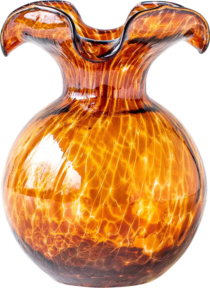 Hibiscus Fluted Glass Vase | Nordstrom