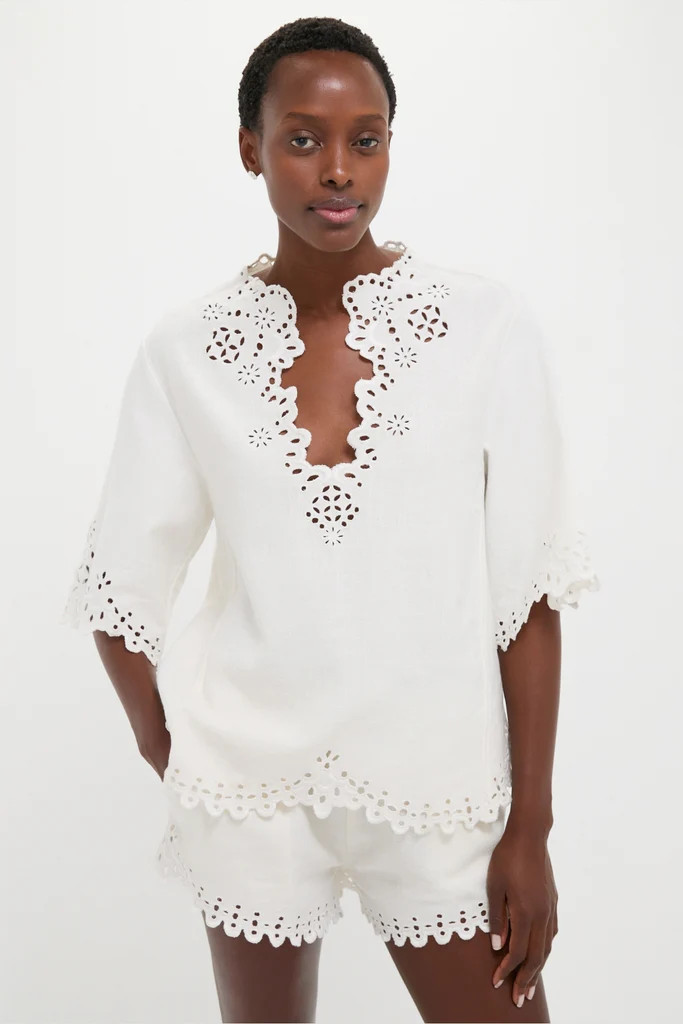 White Shana Blouse | Tuckernuck (US)