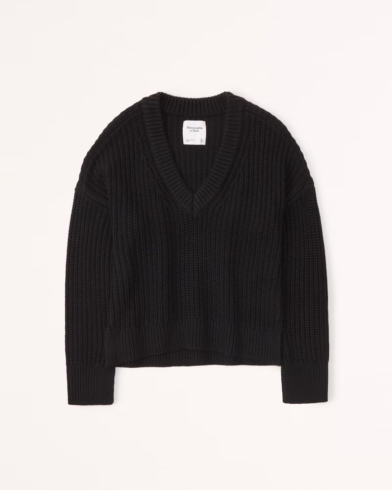 Easy V-Neck Sweater | Abercrombie & Fitch (US)