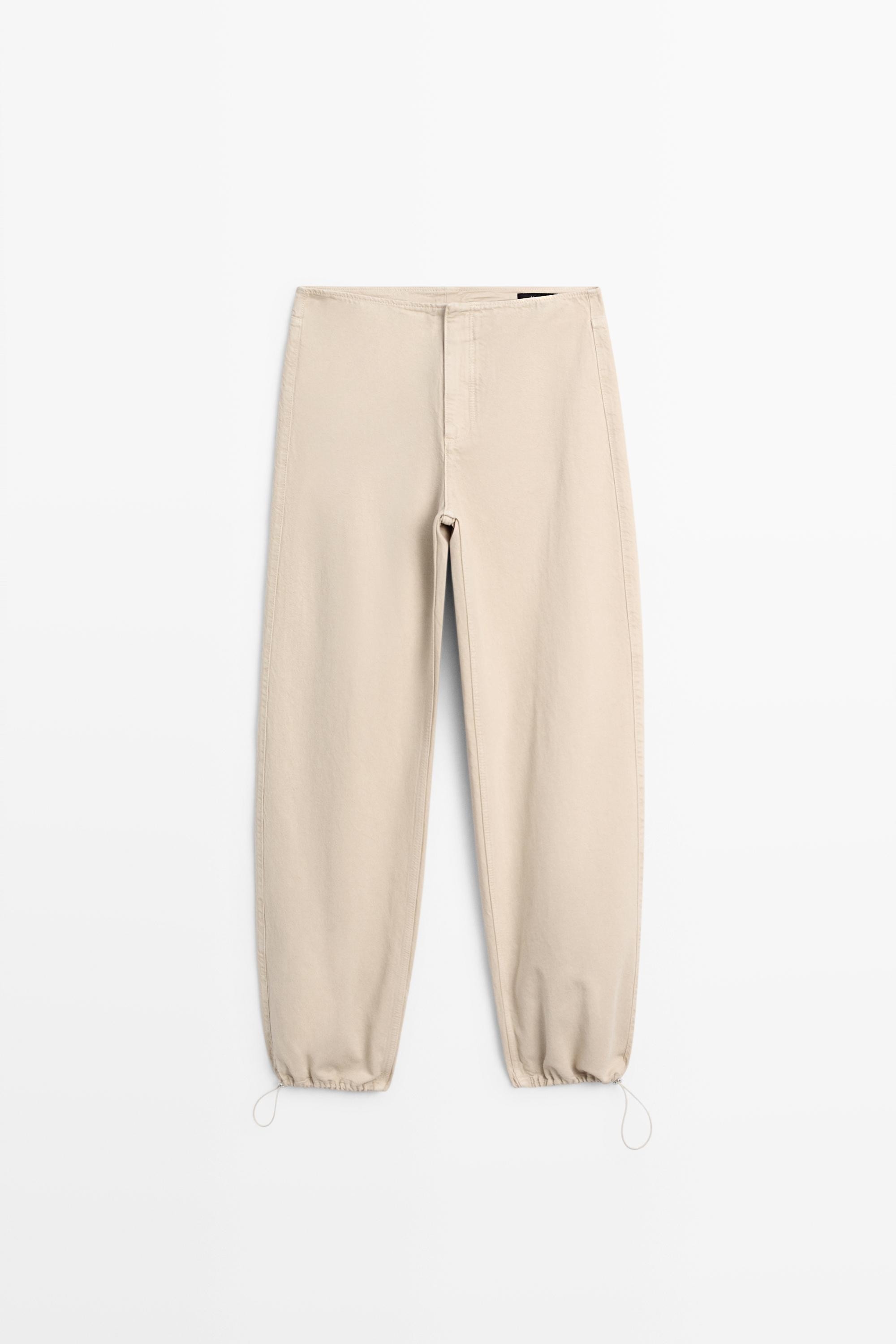Relaxed fit parachute pants | Massimo Dutti US