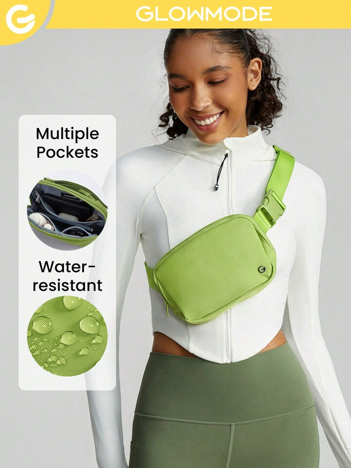 GLOWMODE Tiny Titan Water-Resistant Belt Bag | SHEIN