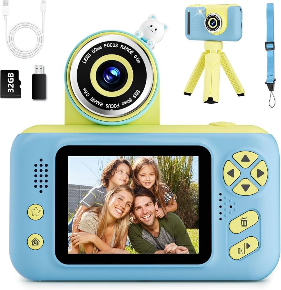 Camera for Kids, Toddler Volging Cameras Age 3-8 Christmas Birthday Gifts for Boys and Girls 3-12... | Amazon (US)