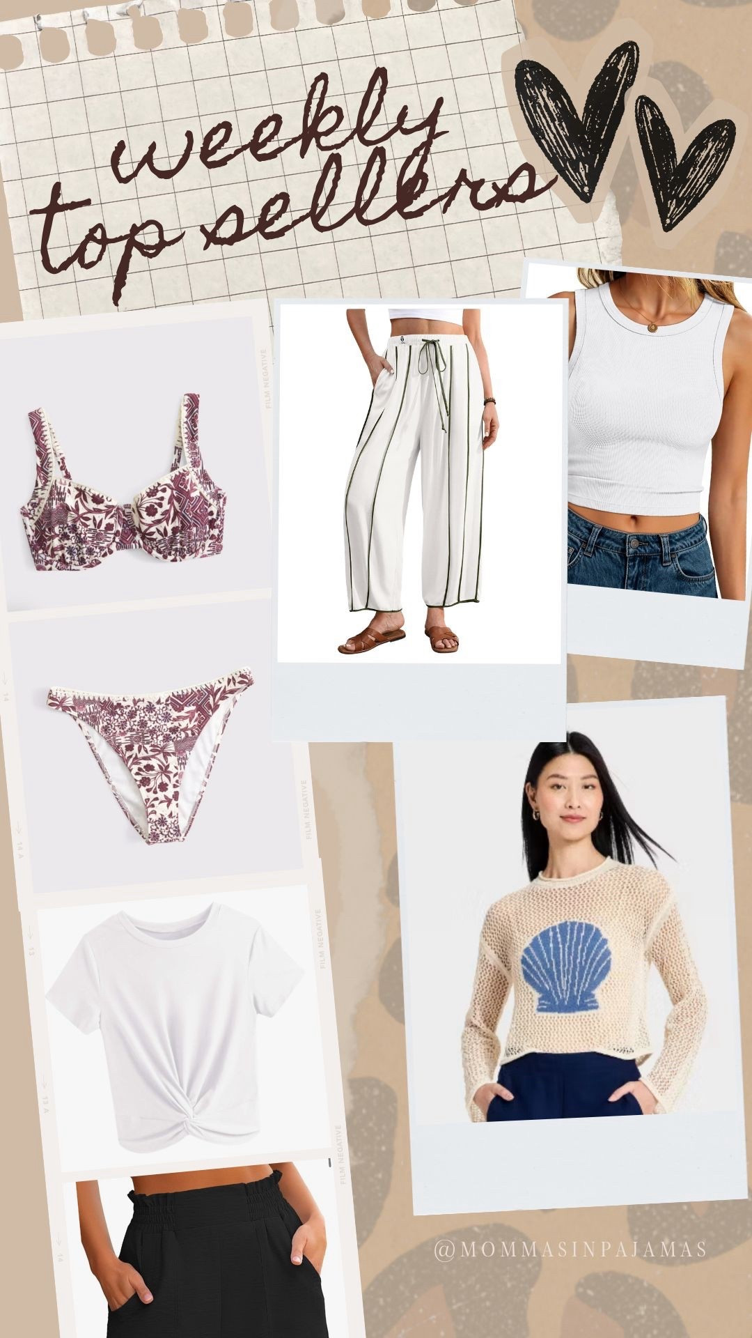 Bestsellers of the week:
Abercrombie full bust friendly bikini; Amazon striped petite friendly linen pants, drawstring shorts, casual ribbed tank and crossiver cropped tee; Target open knot crochet seashell sweater. 
Coastal vibes, white for spring 

#LTKSwim #LTKSeasonal #LTKPetite