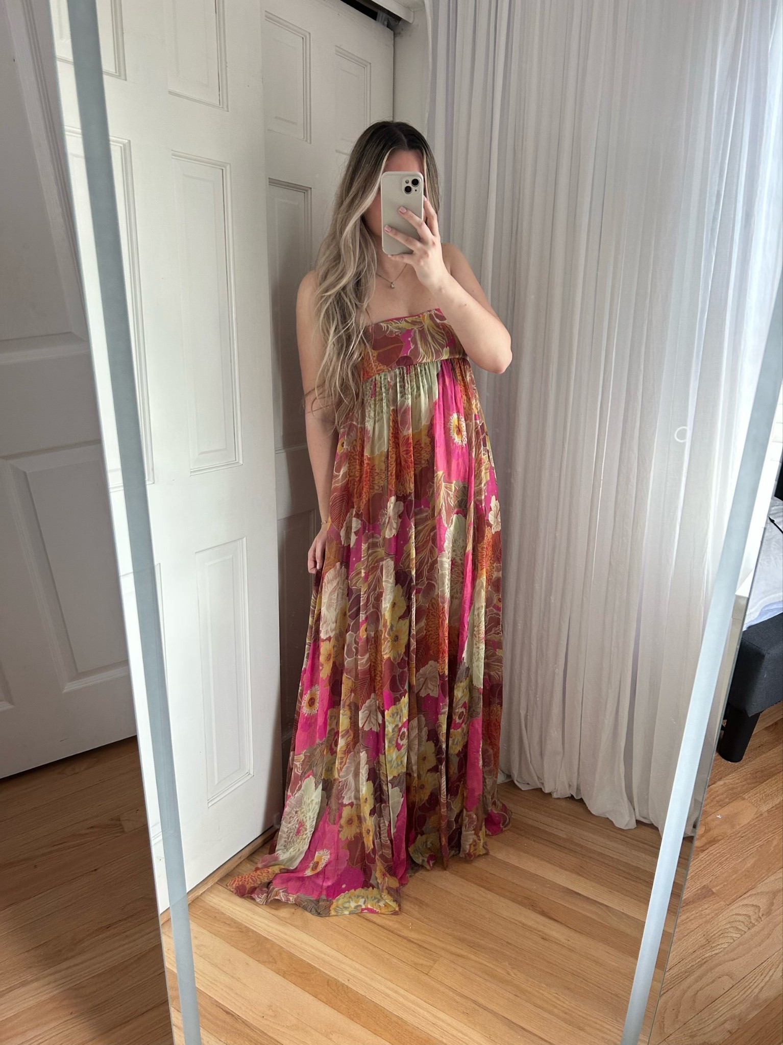 Zara summer dress wearing size medium runs small 🧡

#LTKStyleTip #LTKFindsUnder100 #LTKFindsUnder50