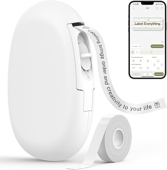 SUPVAN Label Makers E10 Mini Bluetooth Label Printer Wireless Labeler Label Maker Machine Multipl... | Amazon (US)