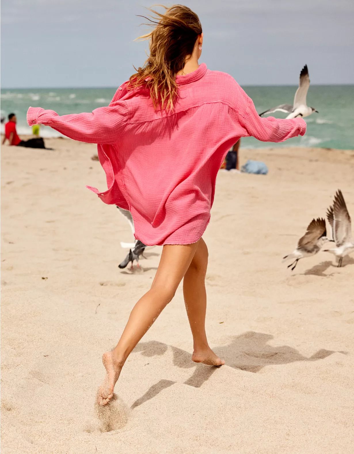 Aerie Pool-To-Party Cover Up Shirt | American Eagle Outfitters (US & CA)