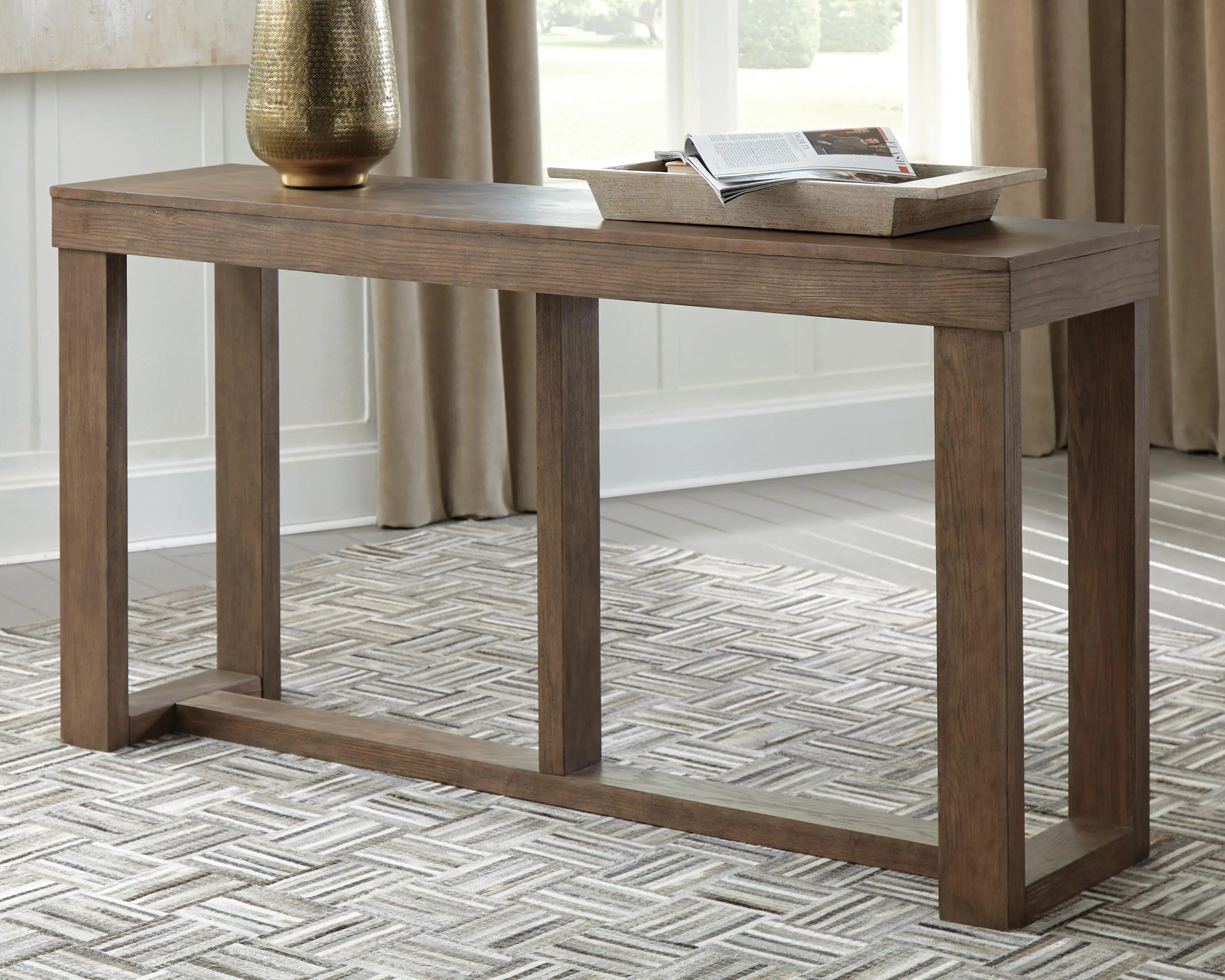 Cariton Sofa/Console Table, Gray | Ashley