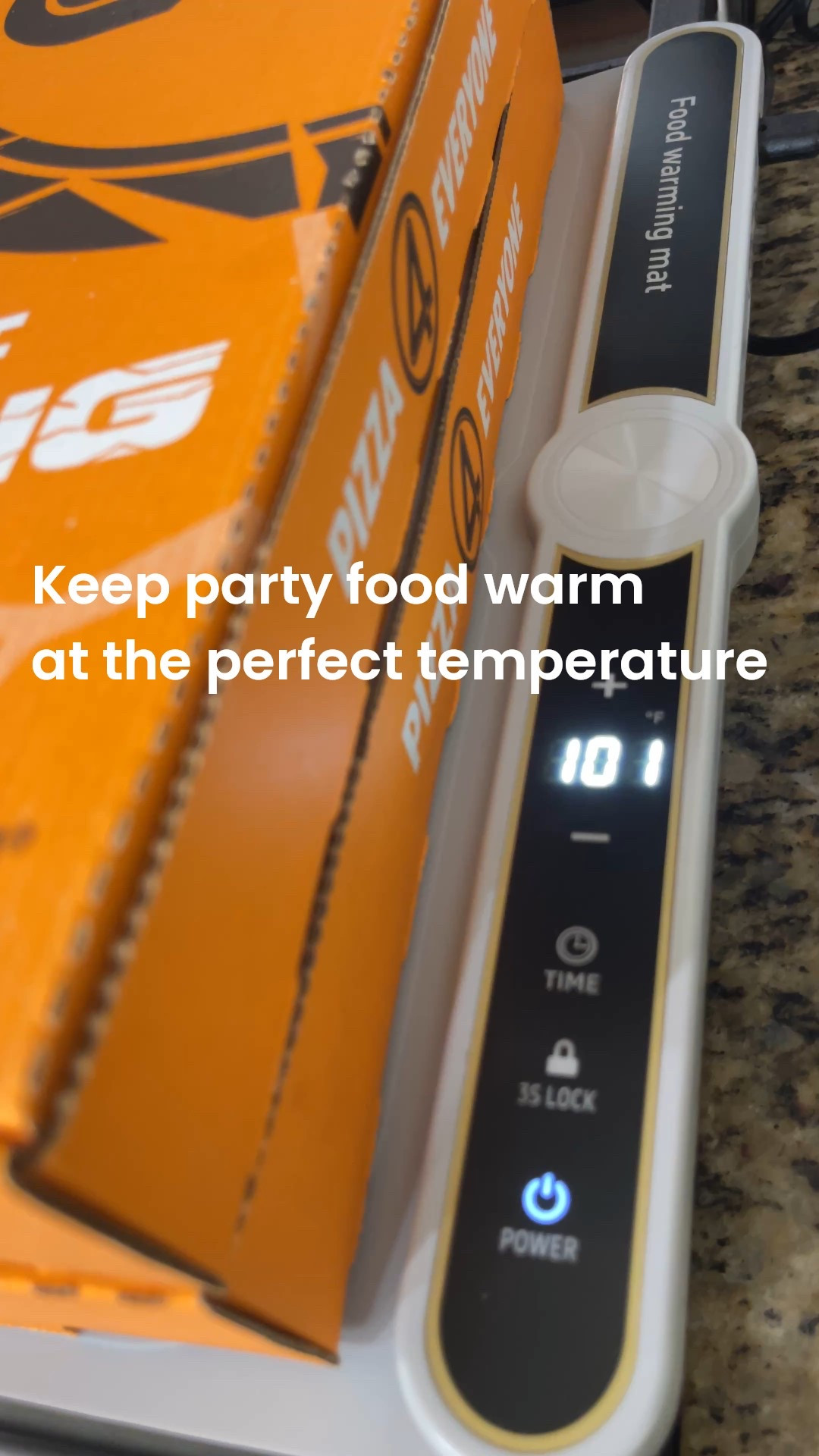 Food warming mat for parties - perfect for keeping hot foods warm, but not too hot. This is a great gift idea for a host hostess - serve hot foods right on the counter (or in this case I put the mat right on my stovetop to save counter space for the cold stuff). For us, this food warmer mat comes in handy for so much, it was perfect for keeping pizza for a kids party  

Related: holiday entertaining, birthday parties, hosting, food and drinks, kitchen gadgets worth having 

#LTKSeasonal #LTKHome #LTKParties