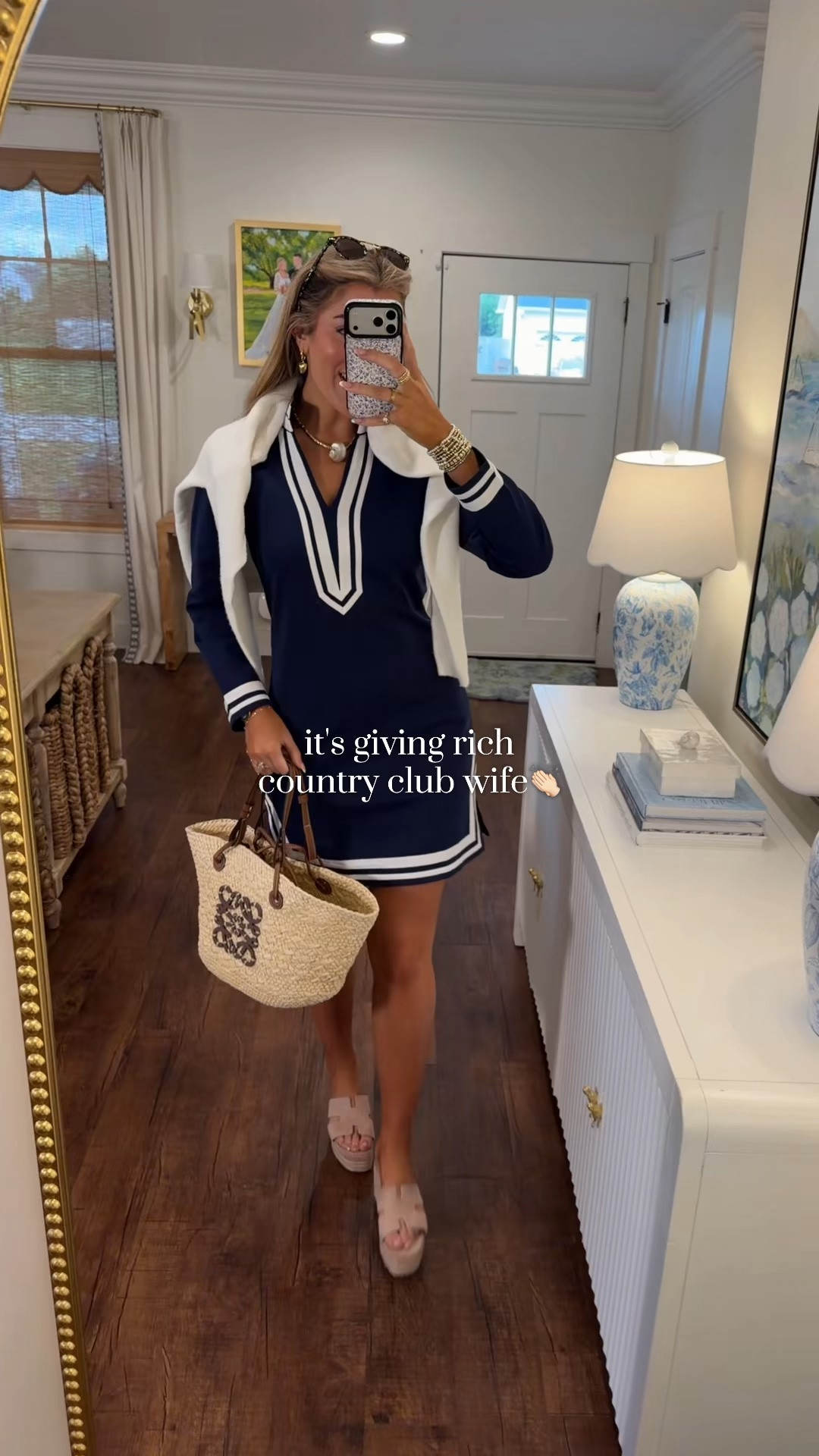 SO boujee on a budget! The quality is amazing too! 🌷🤍 stock is extremely limited though- so hurry! Wearing size M and I'm 5'9!
#nantucket #boujeeonabudget #countryclub #fallfashion #grandmillenial

#LTKootd #LTKSeasonal #LTKWorkwear