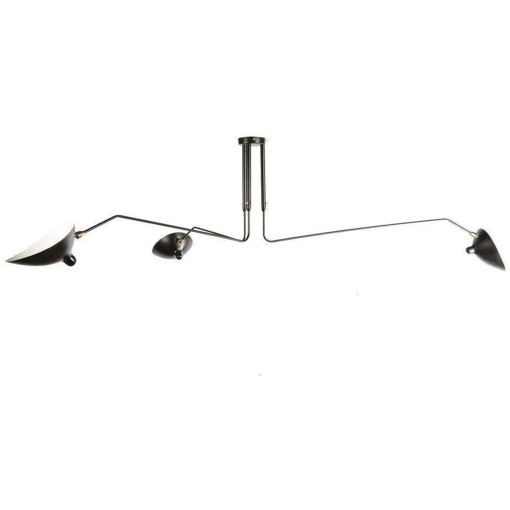 Mid Century Three-Arm MCL-R3 Ceiling Lamp | France and Son