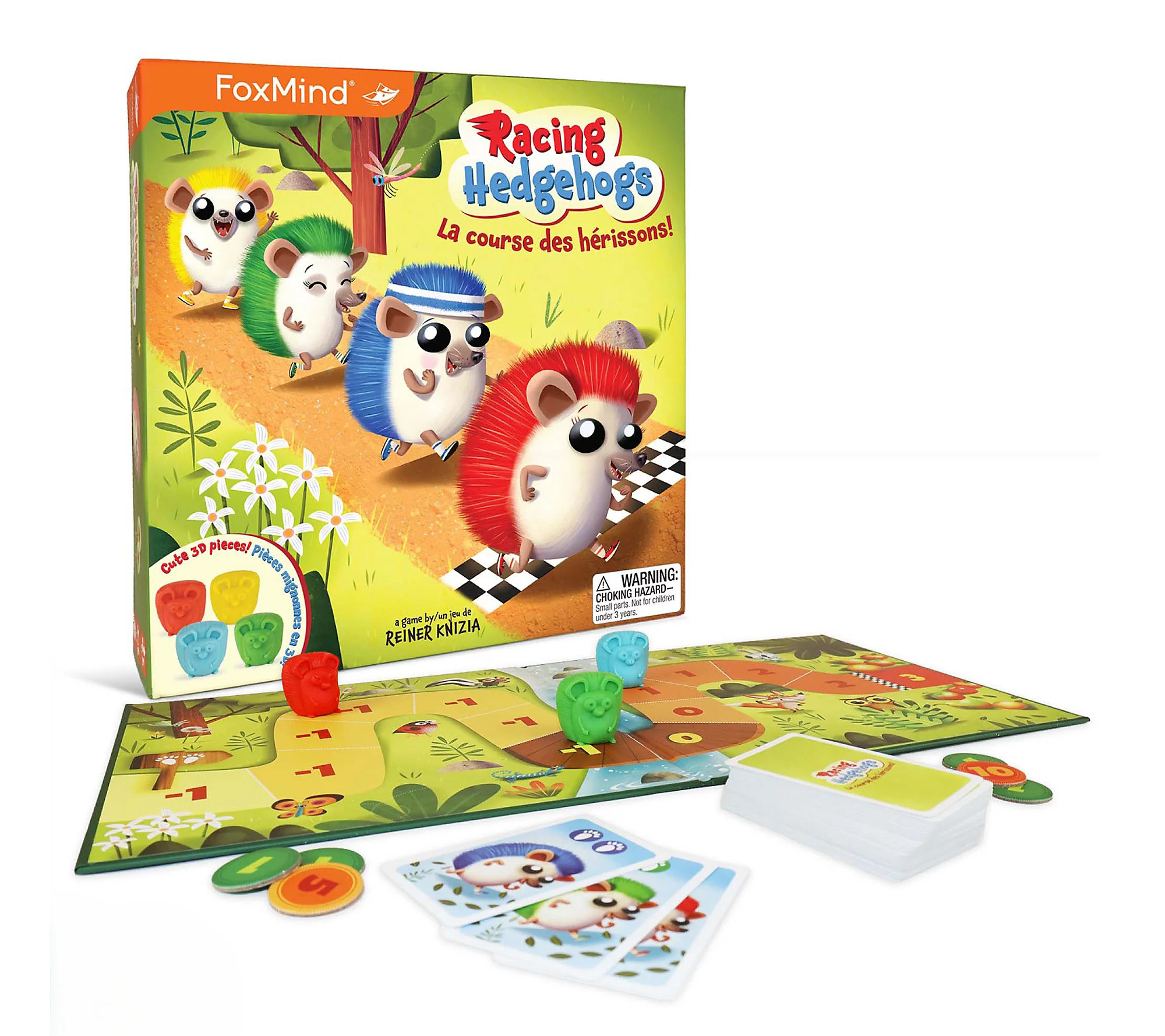 FoxMind Games Racing Hedgehogs Thinking and Mat h Boardgame | QVC