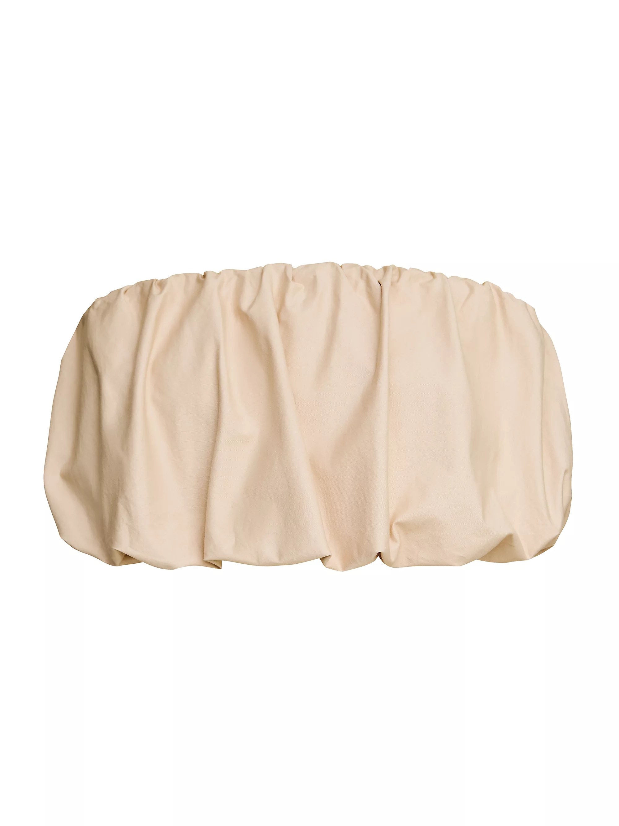 Kira Stretch-Cotton Strapless Bandeau Crop Top | Saks Fifth Avenue