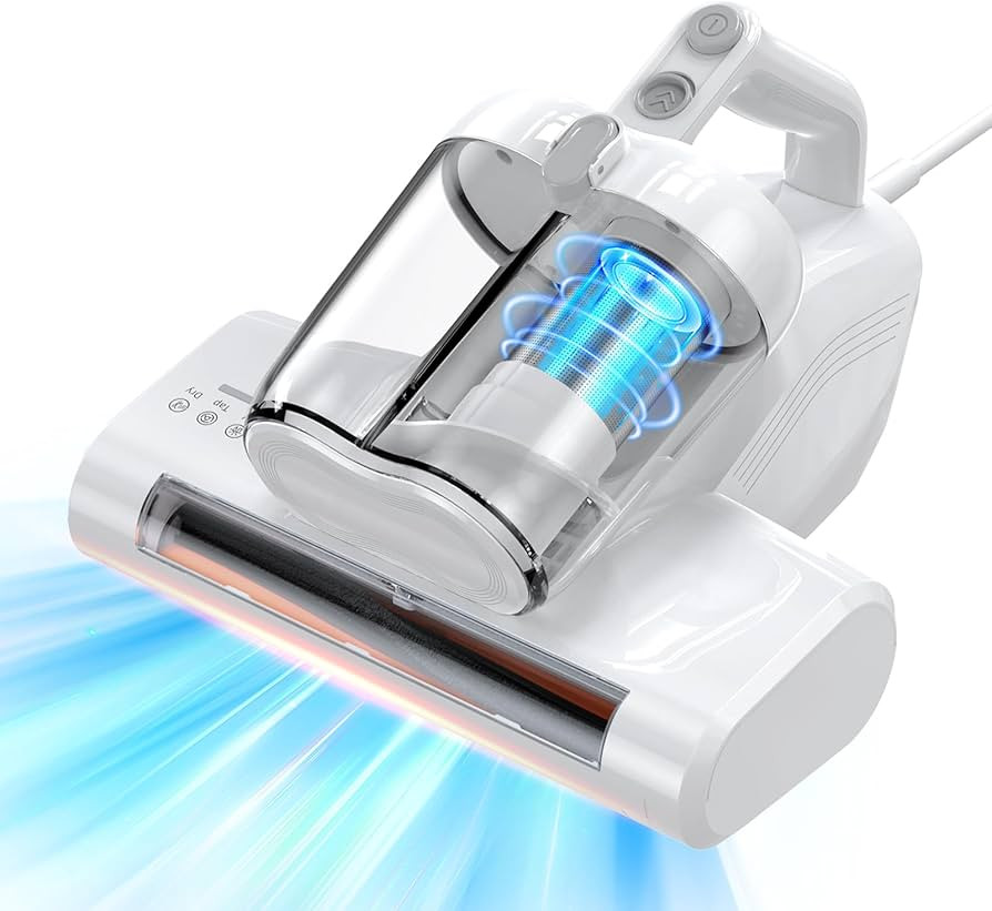Mattress Vacuum Cleaner Bed Vacuum Cleaner with 16Kpa Suction 253.7nm UV-C Light & 40000 Rpm/Min ... | Amazon (US)