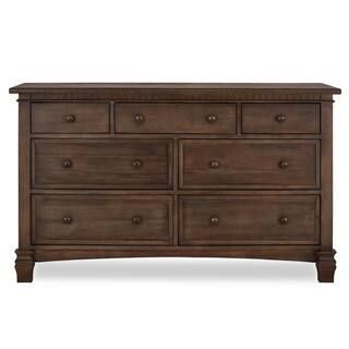 Evolur Cheyenne and Santa Fe Antique Brown Double Dresser 827-AB - The Home Depot | The Home Depot