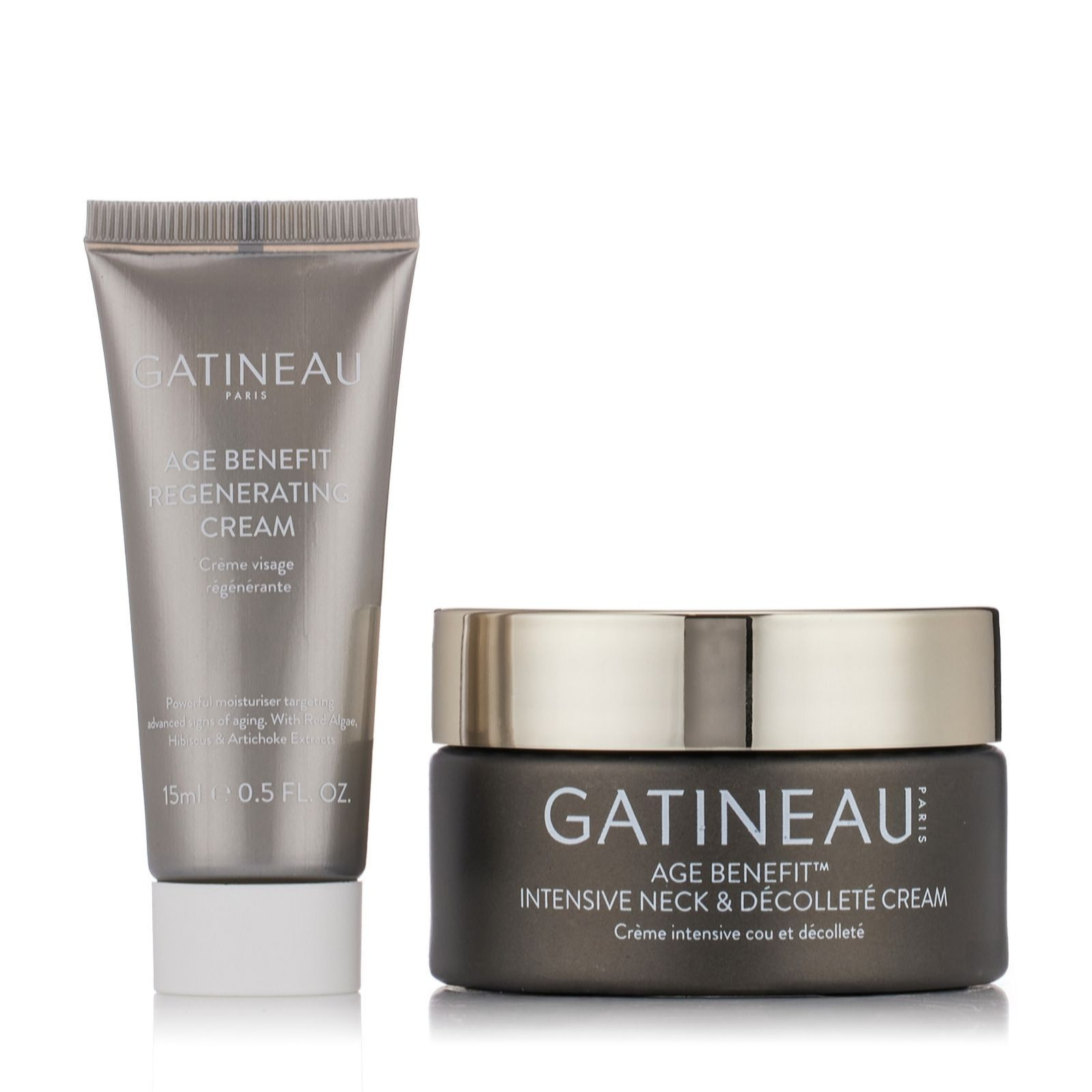 Gatineau Age Benefit Neck and Decollete & Cream Duo | QVC UK
