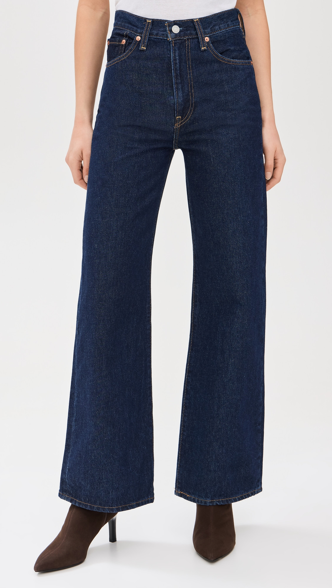 Levi's Ribcage Wide Leg Jeans Shaded View 24 | Shopbop