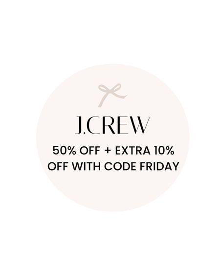 J.Crew Black Friday sale picks! They’re doing 50% off + and extra 10% off with code FRIDAY 

#LTKsalealert #LTKCyberweek