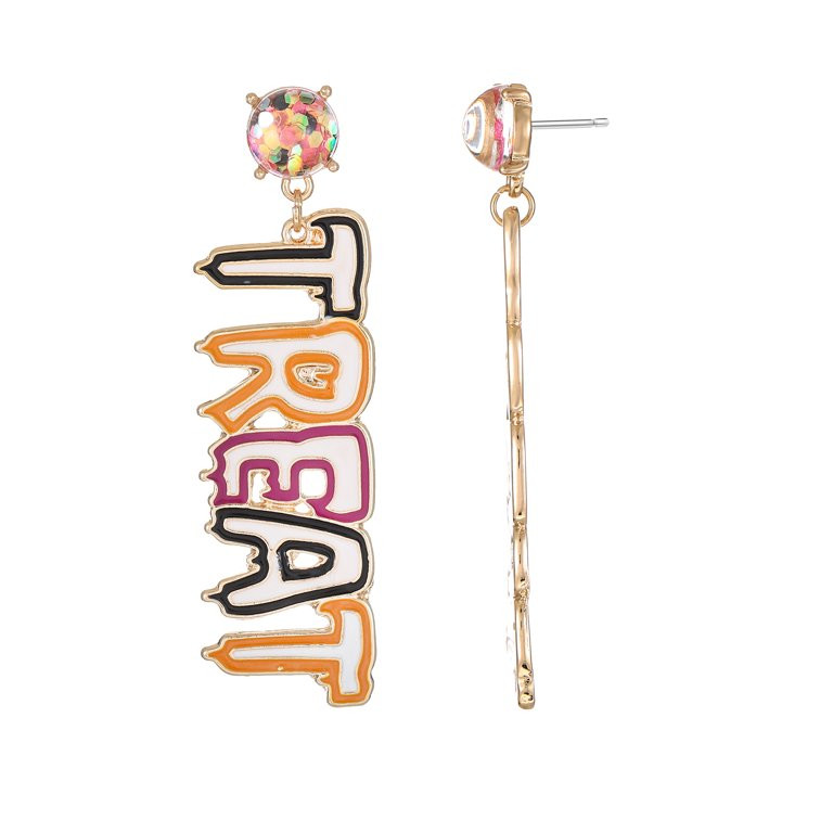 Way to Celebrate Halloween TRICK / TREAT Earring, 1 Pair | Walmart (US)