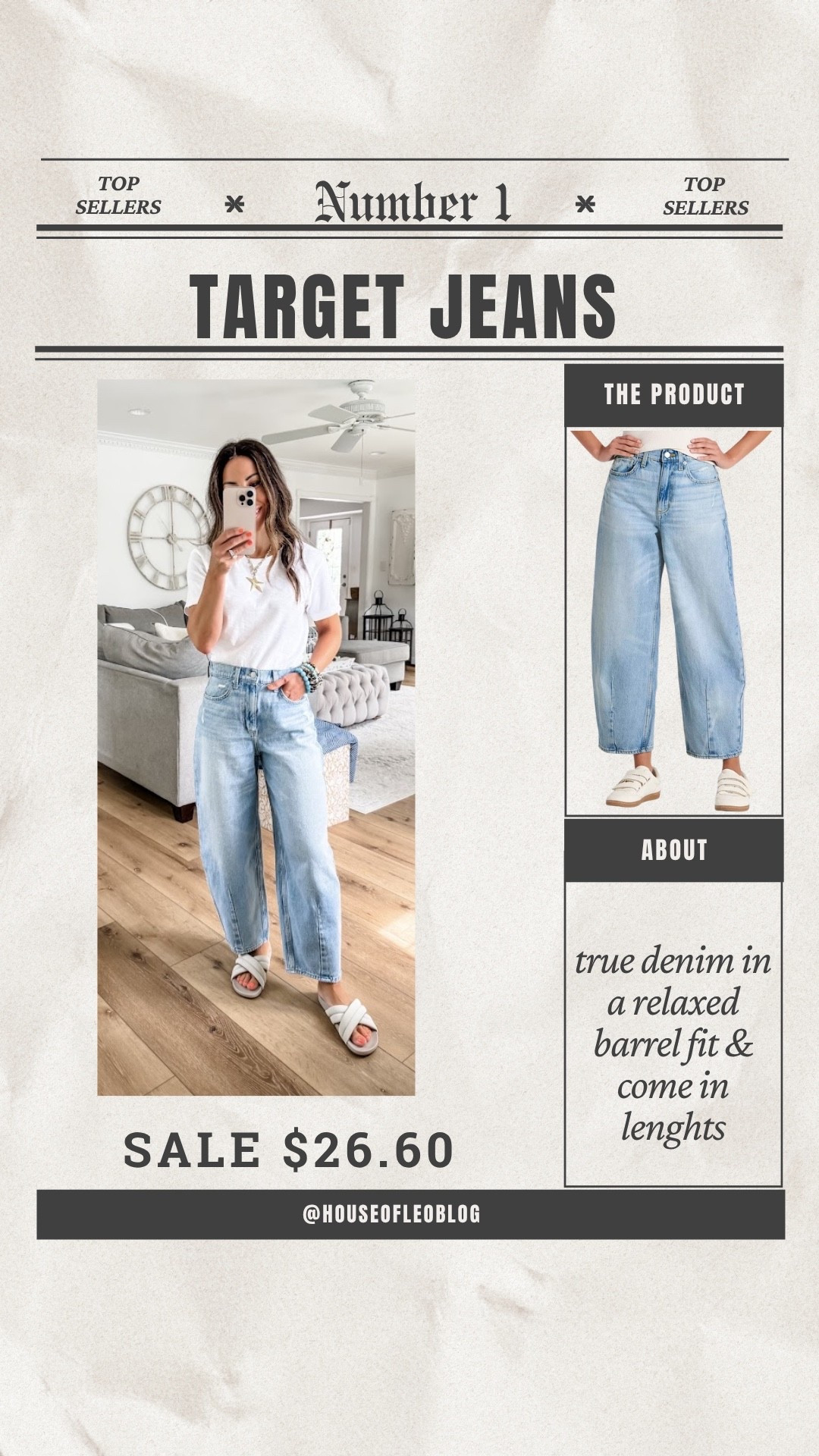 Barrel jeans 2 short. Target style.

#LTKOver40 #LTKPetite #LTKSaleAlert
