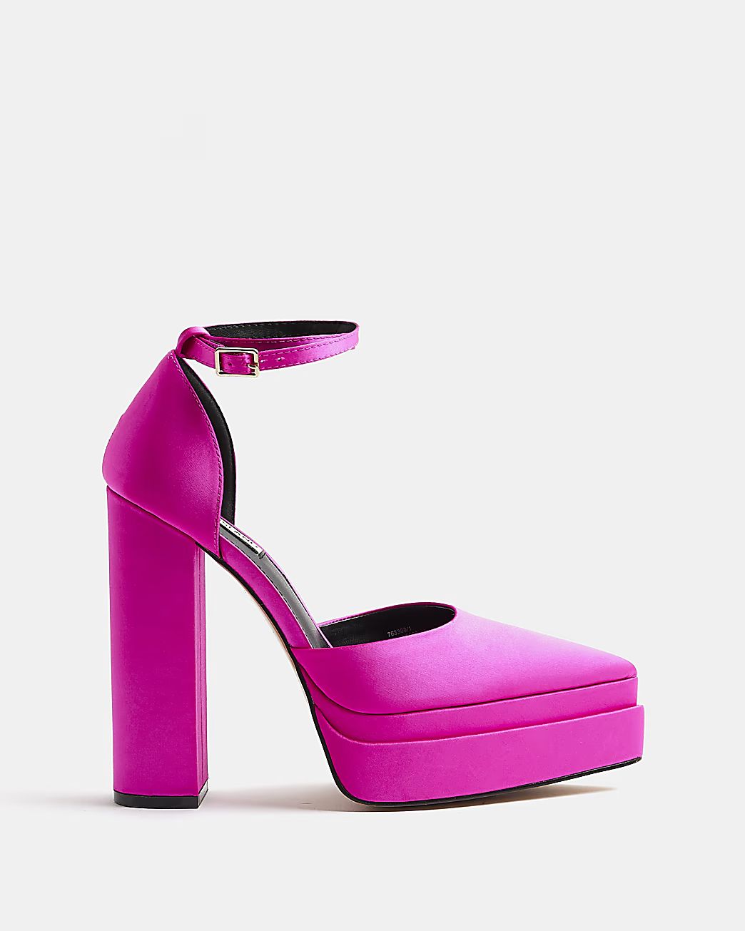 River Island Womens Pink platform heeled shoes | River Island (UK & IE)