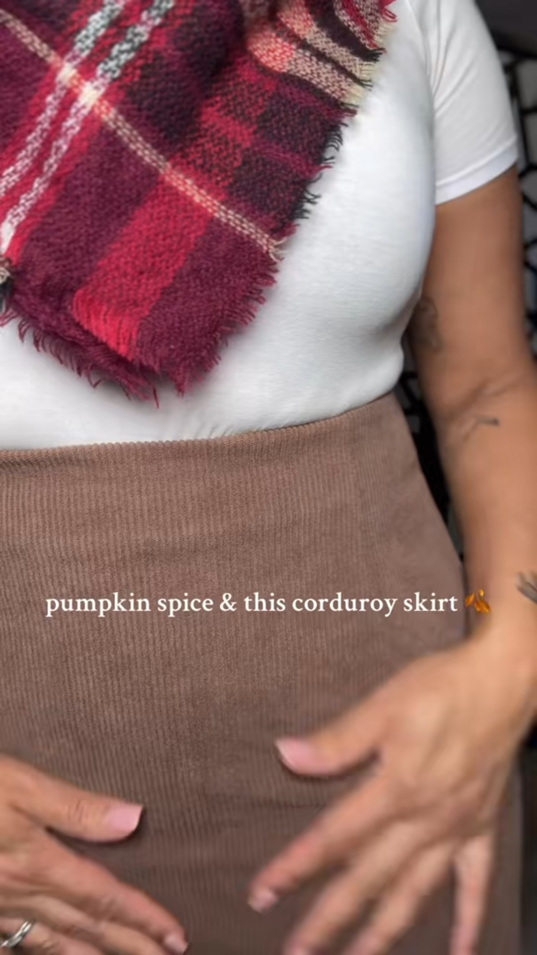 This corduroy skirt is way too cute!
Built in shorts and stretch in the waist 
For reference- I’m 5’6”, 180lbs and I’m wearing a size Large in this skirt. It’s true to size! 
#halara #midsize #fallfashion

#LTKMidsize #LTKFallSale #LTKStyleTip