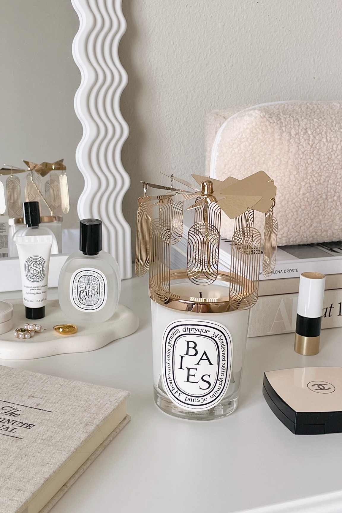 Diptyque Baies Candle and Carousel set 🤍✨

#LTKhome #LTKSeasonal