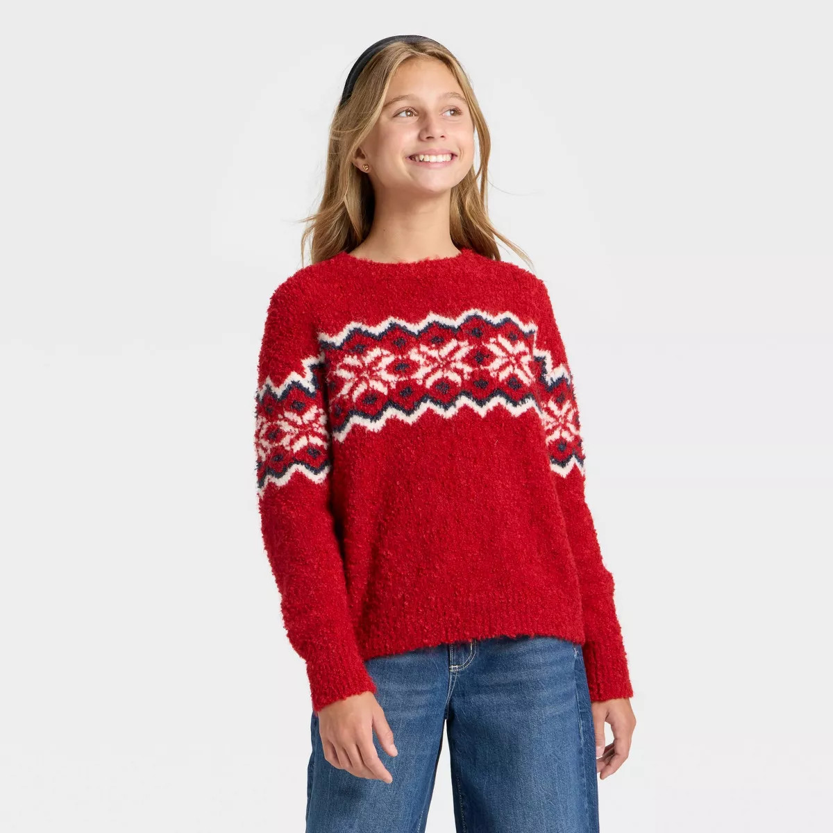 Girls' Graphic Novelty Sweater - art class™ | Target