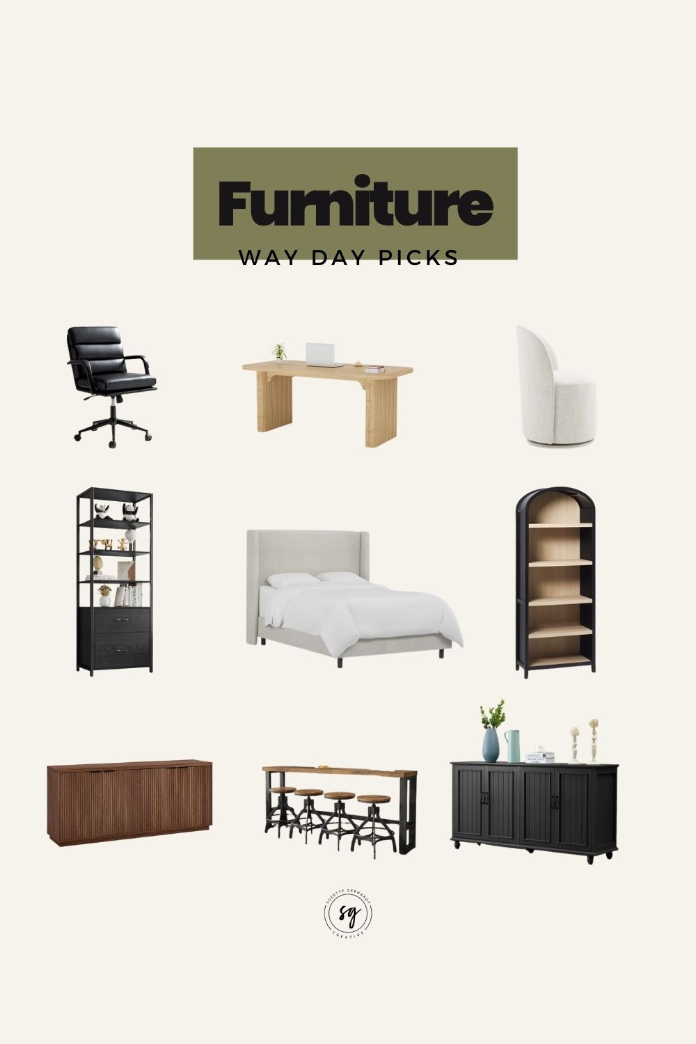 The sale prices I'm seeing on furniture with Way Day discounts are really good.  Here are a few things that caught my eye browsing through the sale.

Especially loving the swivel dining chair, rounded bookcase (buy in multiples!) and the behind-the-sofa table with seating.  These are perfect for a basement hangout.

xoxo, Suzette 

 #LTKHome #LTKSaleAlert