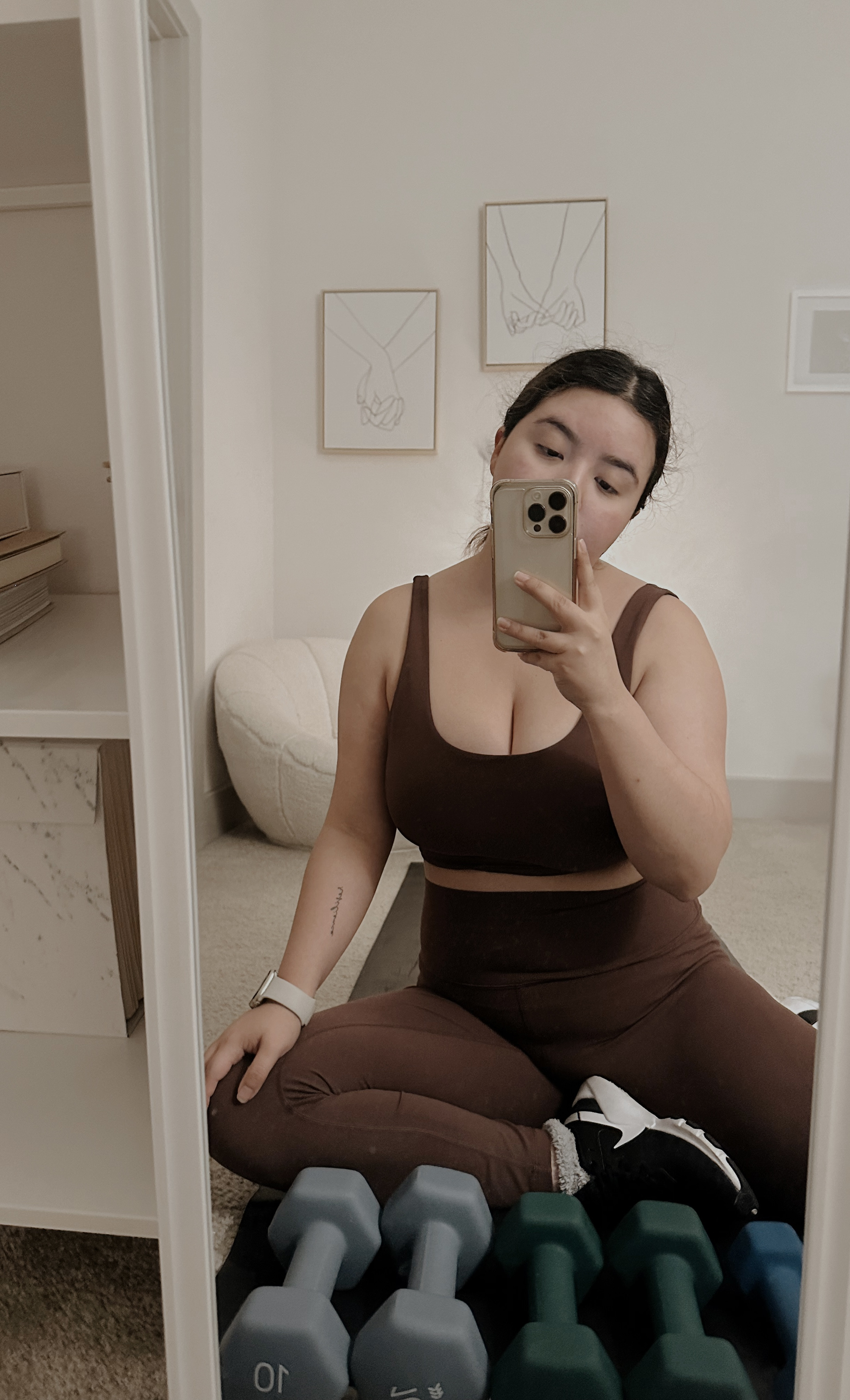 Crz yoga espresso workout set 

#LTKActive #LTKFitness #LTKMidsize