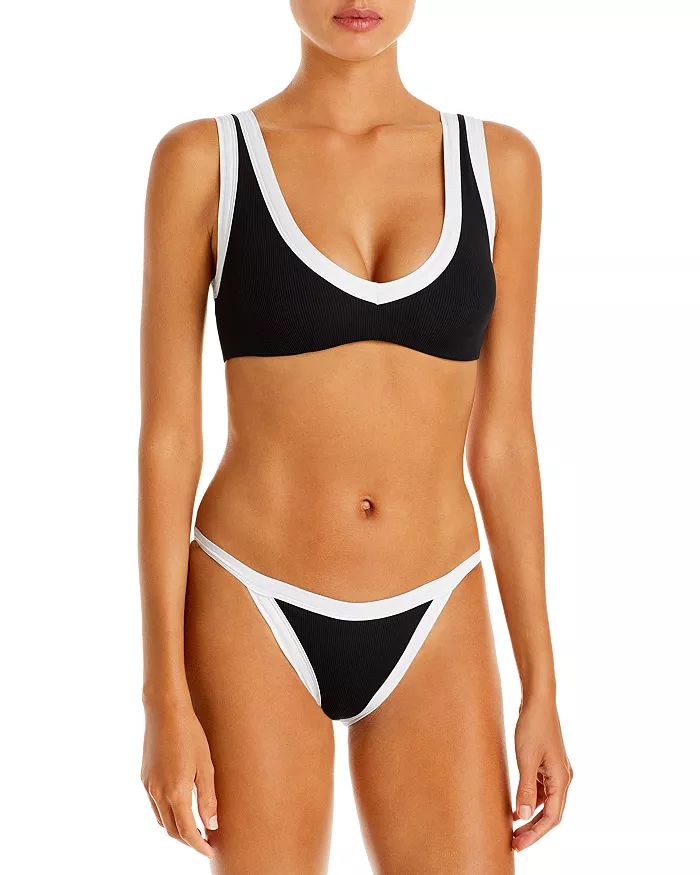 Lala Contrast Bikini Top & Vacay Contrast Bikini Bottom | Bloomingdale's (US)