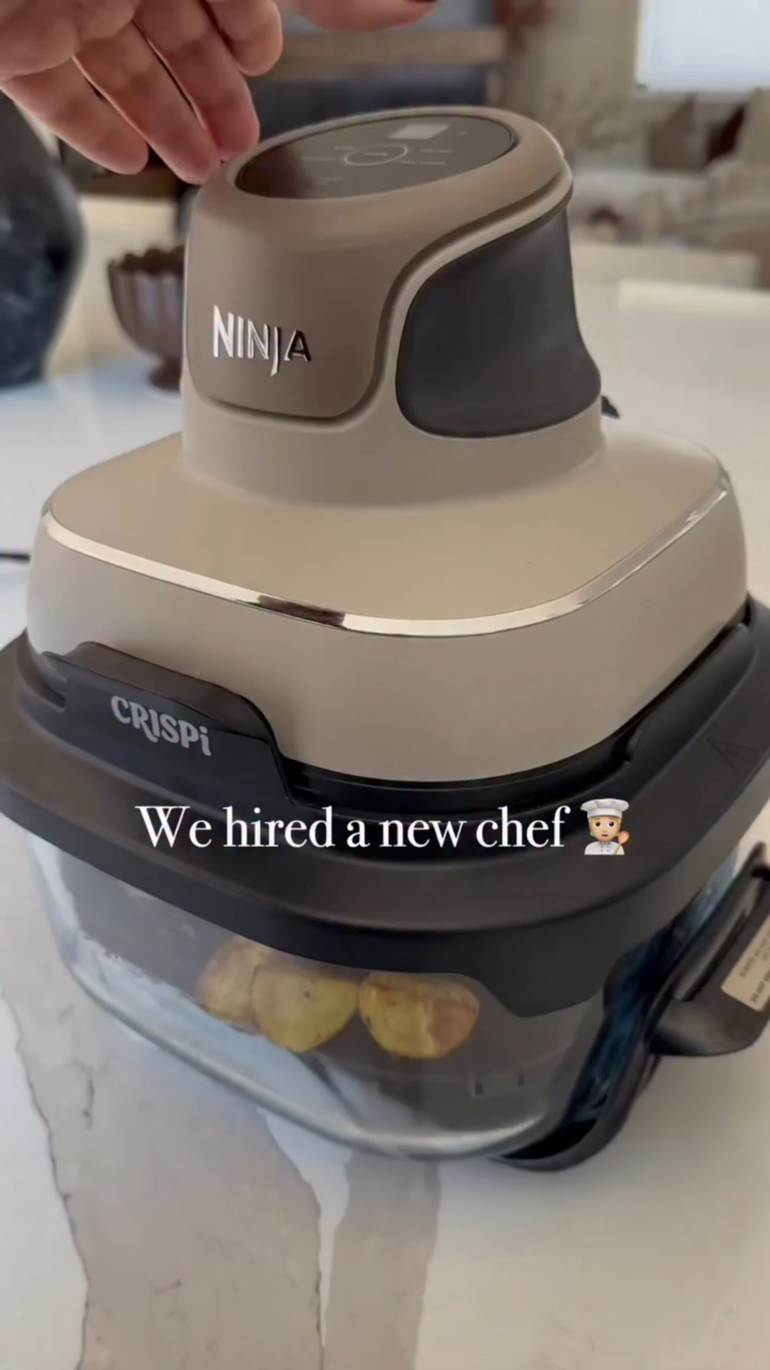 No! This isn’t your typical air fryer—it’s a non-toxic 3-in-1 cooking system that lets you prep, cook, serve, store, and even re-crisp all in the same glass container. It saves so much time, delivers perfectly cooked meals every single time, and the sleek glass design means you can actually watch your food as it cooks!

#LTKActive #LTKFamily #LTKHome