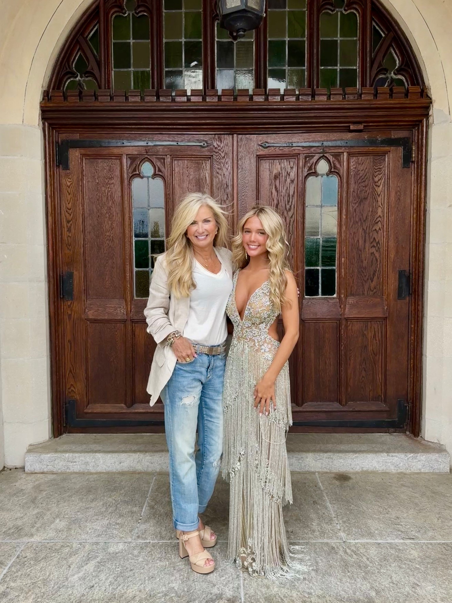 Senior Prom with my girl!
I love my new Prada shoes. They are very comfy!
Sherry Hill designed a masterpiece with this beautiful, beaded dress  . 

#LTKStyleTip #LTKFamily #LTKOver40