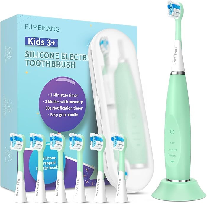 Kids Electric Toothbrushes Sonic Rechargeable Tooth Brush Gifts for Boys and Girls Smart Timer Po... | Amazon (US)
