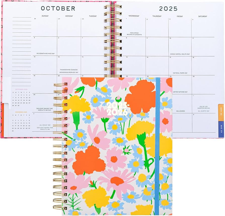 ban.do 17-Month Large Daily and Weekly Planner Dated August 2025 - December 2026, Hard Cover Self... | Amazon (US)